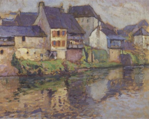 Village Au Bord De L'eau by Paul Madeline