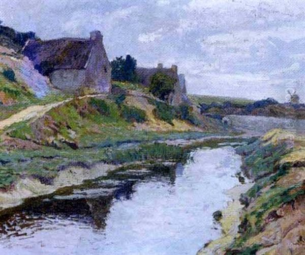 Bord De Riviere En Bretagne Oil Painting by Paul Madeline