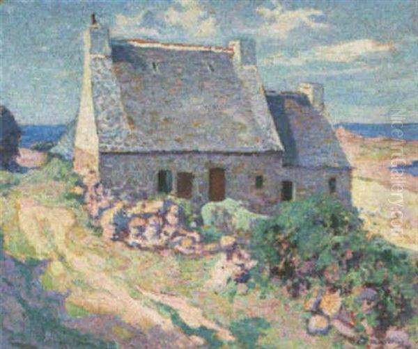 Maison En Bord De Mer Oil Painting by Paul Madeline