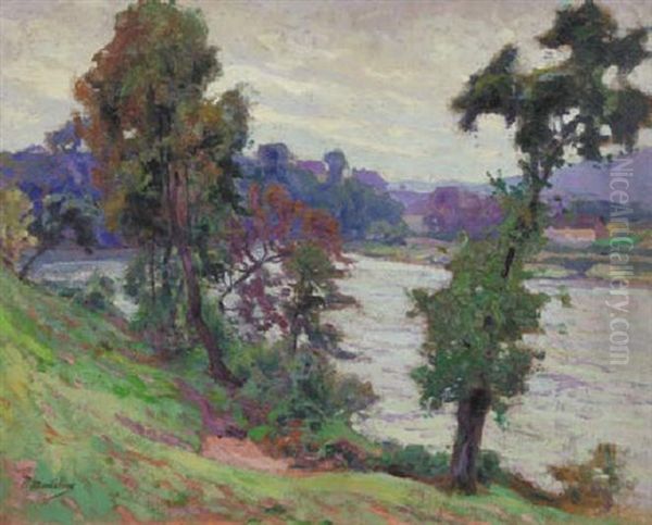 Bords De Dordogne Oil Painting by Paul Madeline