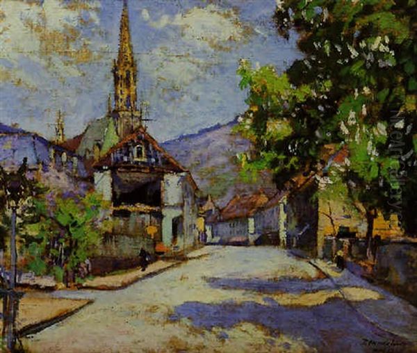 Paysage De Than En Alsace Oil Painting by Paul Madeline