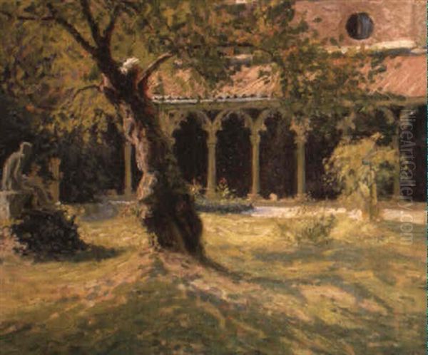 Couvent Des Celestins A Toulouse Oil Painting by Paul Madeline