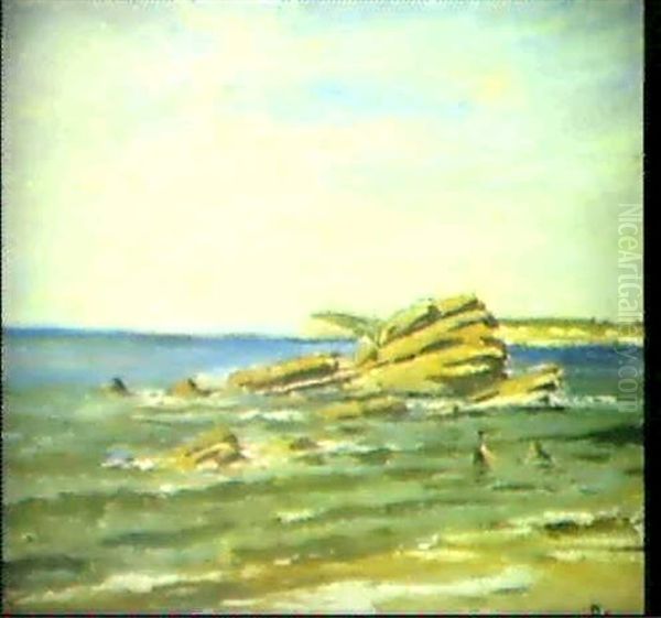 Strandlandschaft Mit Badenden Oil Painting by Paul Madeline