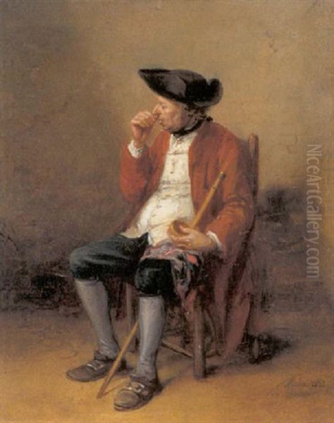 Le Priseur Oil Painting by Jean Baptiste Madou