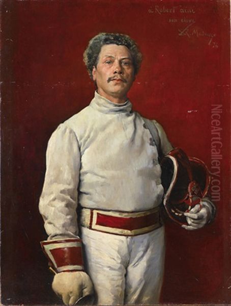 Maestro De Esgrima Oil Painting by Raimundo de Madrazo y Garreta