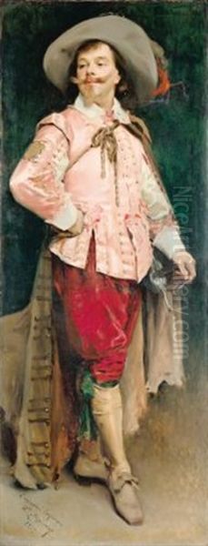 Portrait En Pied De Constant Coquelin L'aine by Raimundo de Madrazo y Garreta