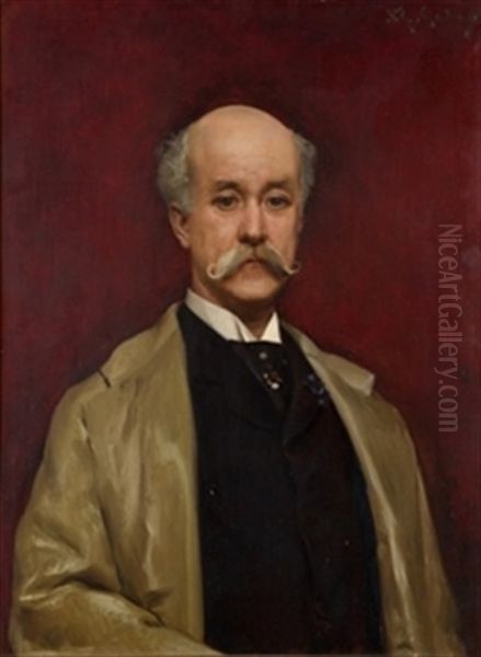 Retrato Masculino Oil Painting by Raimundo de Madrazo y Garreta