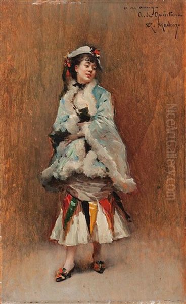 Aline Mason Oil Painting by Raimundo de Madrazo y Garreta