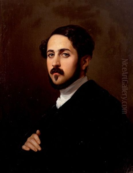 Retrato Del Duque De Ahumada Oil Painting by Federico de Madrazo y Kuntz