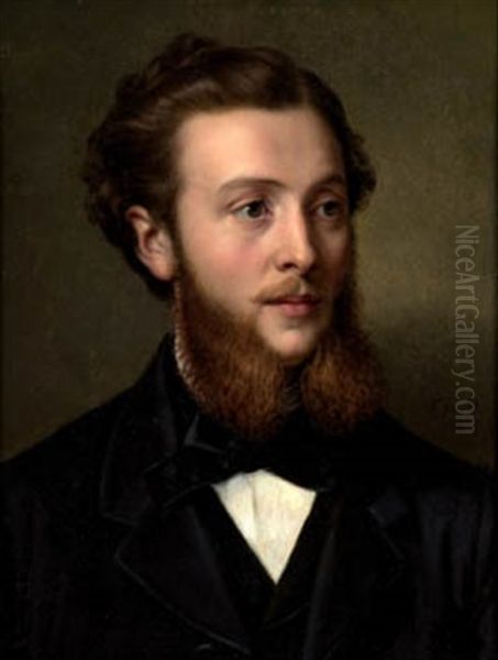 Retrato Masculino Oil Painting by Federico de Madrazo y Kuntz