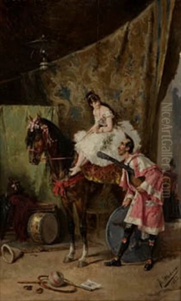 Comediantes Oil Painting by Jose de Madrazo