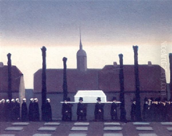 Mod Forkraenkeligheden Oil Painting by Jeppe Madsen Ohlsen