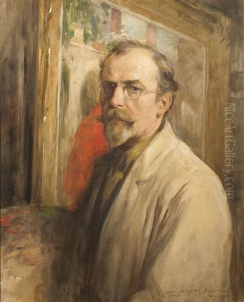 Autoportrait Oil Painting by Jacques Madyol