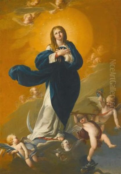 The Immaculate Conception Oil Painting by Mariano Salvador de Maella