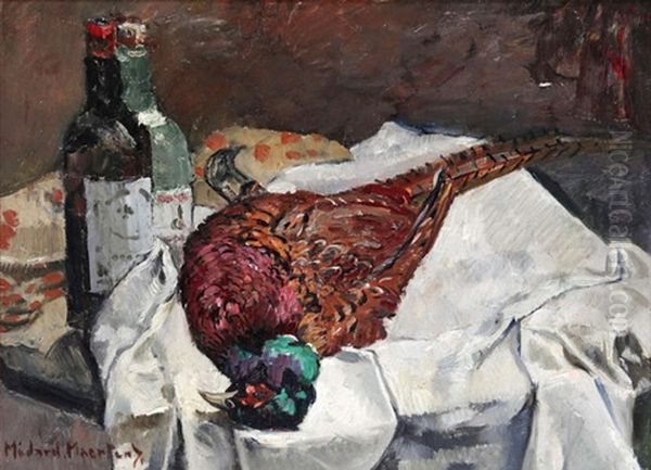 Nature Morte Avec Faisan Oil Painting by Medard Maertens