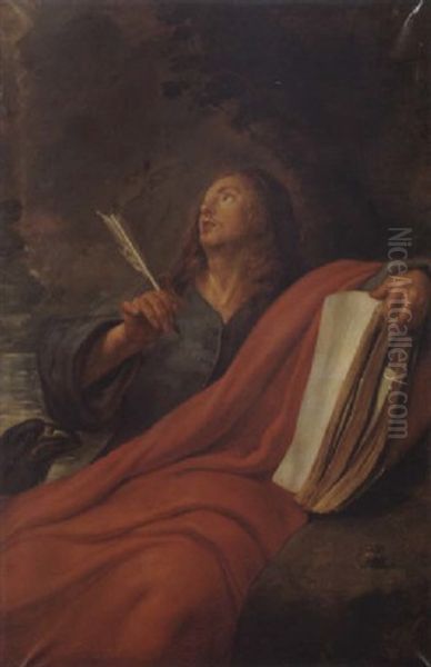 Der Evangelist Johannes Oil Painting by Godfried Maes