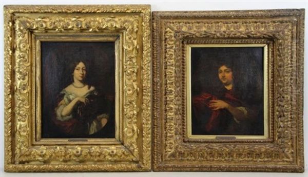 Pair Of Portraits Oil Painting by Nicolaes Maes