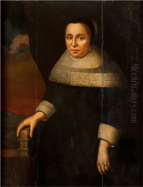 Portrait De Femme Au Livre Oil Painting by Nicolaes Maes