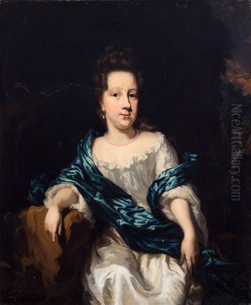 Portret Van Een Elegante Dame Oil Painting by Nicolaes Maes