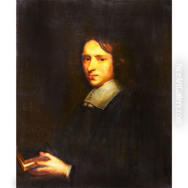 Portrait Of A Clergyman Oil Painting by Nicolaes Maes