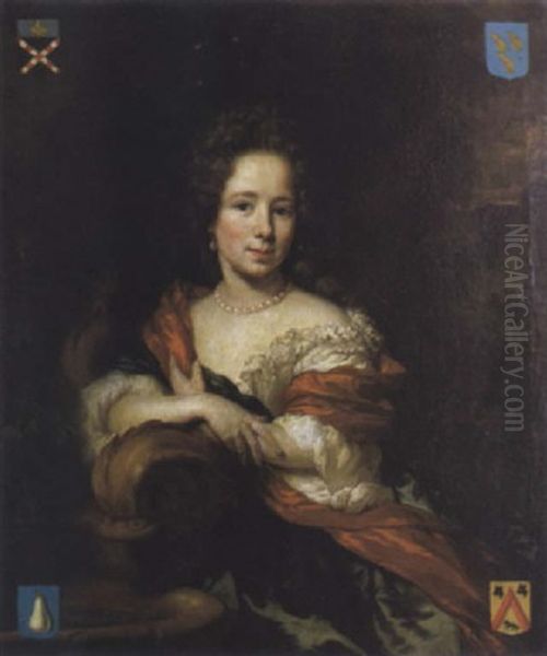 Portrait De Catrina Pels Oil Painting by Nicolaes Maes