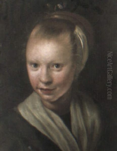 Young Girl Oil Painting by Nicolaes Maes