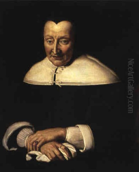 Portratt Av Kvinna Oil Painting by Nicolaes Maes