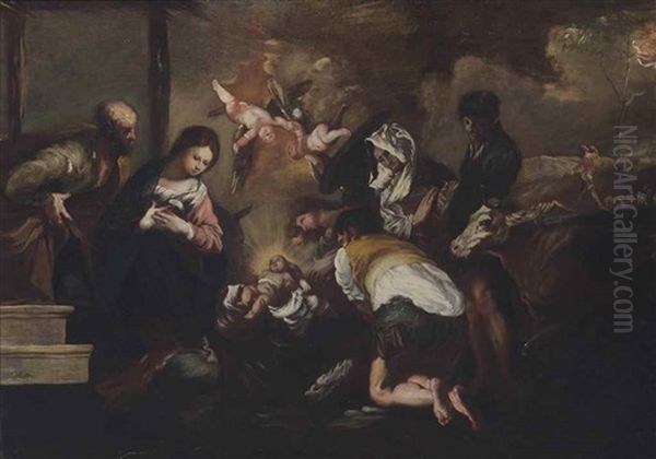 The Adoration Of The Shepherds Oil Painting by Francesco Maffei