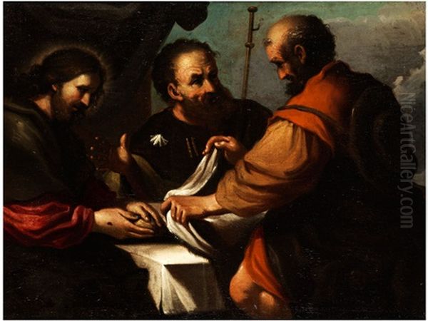 Das Emmausmahl Oil Painting by Francesco Maffei