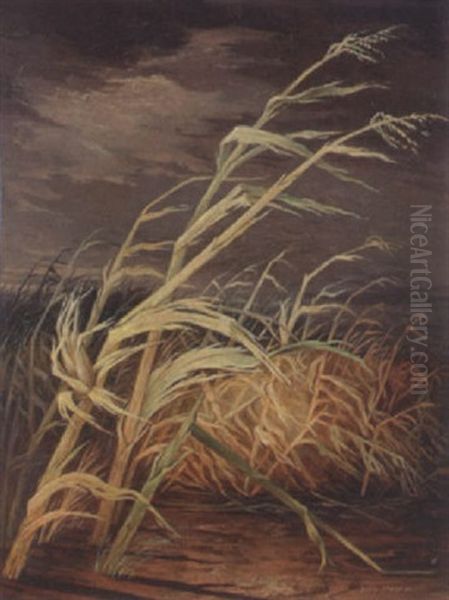 Autumn Wind Oil Painting by Jennie Magafan