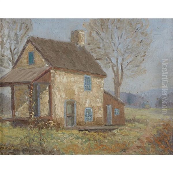 Guest House Oil Painting by Roscoe Clarence Magill