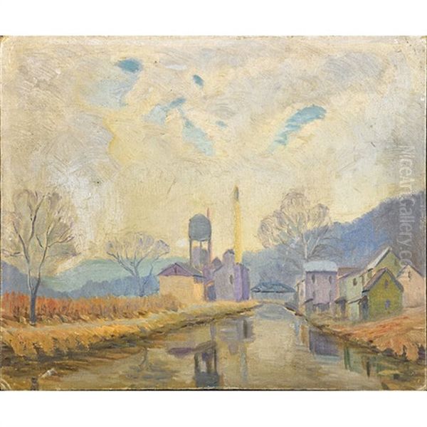 Scenes Of New Hope (2 Works) Oil Painting by Roscoe Clarence Magill