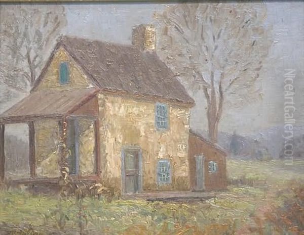 Guest House Oil Painting by Roscoe Clarence Magill