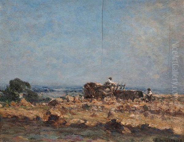 Attelage Oil Painting by Fernand Maillaud