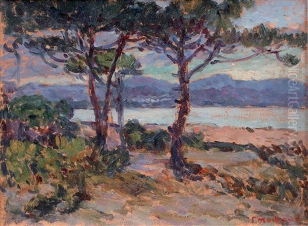 Bord De Mer Oil Painting by Fernand Maillaud