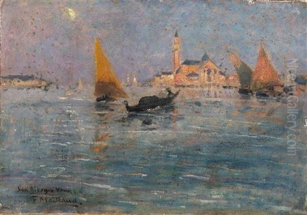 San Giorgio Venise Oil Painting by Fernand Maillaud