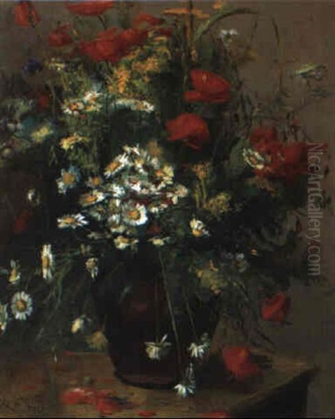 Fruhlingsblumen Oil Painting by Fernand Maillaud