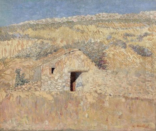 Paysage Des Pyrenees Orientales by Aristide Maillol