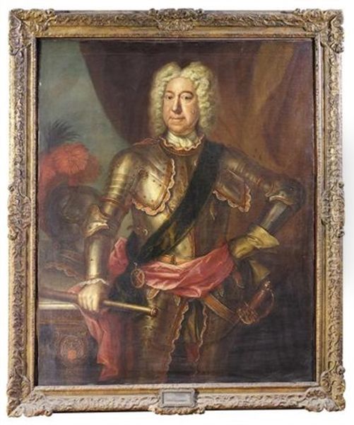 Portrait Of General George Carpenter, 1st Baron Carpenter Of Killaghy Oil Painting by Martin Maingaud