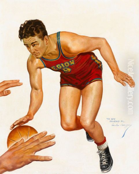 Basketball Player by Earle K. Bergey