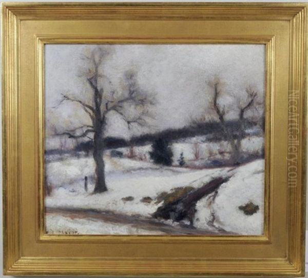 Late Winter Oil Painting by Ernest Lee Major