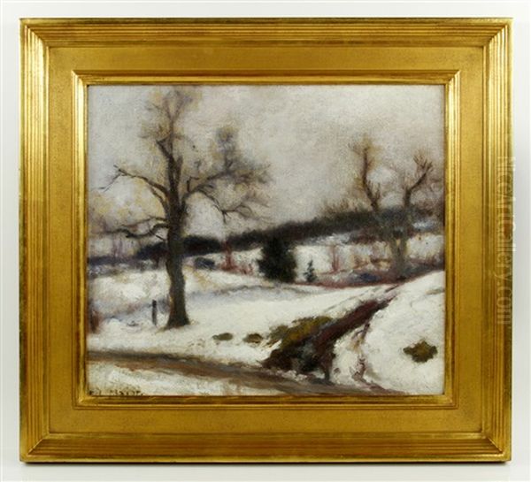 Winter In Leominster by Ernest Lee Major