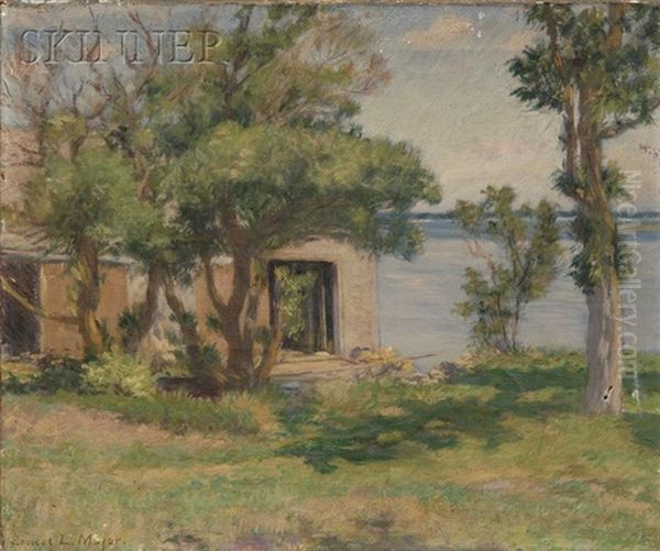 A Breezy Day Oil Painting by Ernest Lee Major