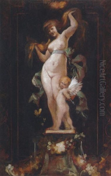 Allegorie Des Fruhlings Oil Painting by Hans Makart