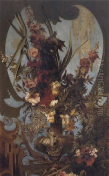 Blumenstuck Oil Painting by Hans Makart