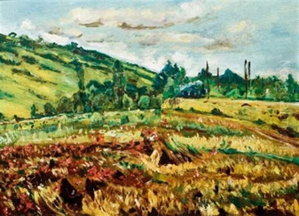 Paysage De Provence Oil Painting by Sergej Alexandrowitsch Mako