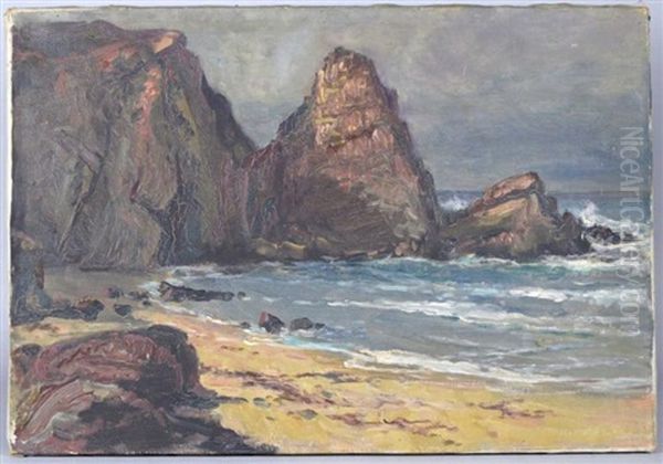 Cote Rocheuse Oil Painting by Vartan Makokian