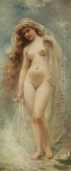 Geburt Der Aphrodite Oil Painting by Konstantin Egorovich Makovsky