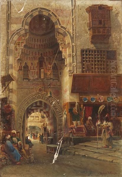 Cairo Oil Painting by Nikolai Egorovich Makovsky