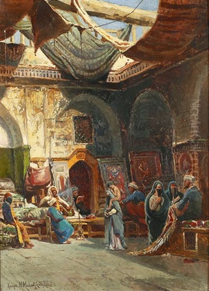 Cairo Oil Painting by Nikolai Egorovich Makovsky